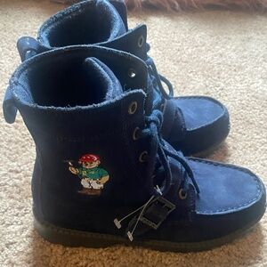 Ralph Lauren Polo Big Boys Ranger High Bear Boot size 5